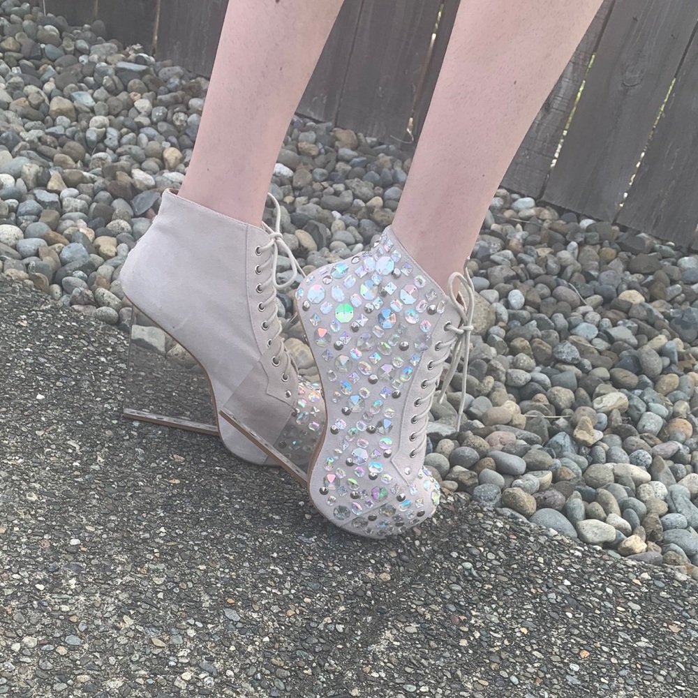 Jeffrey Campbell Dina Jewel Wedges